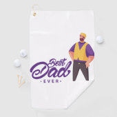 Golf Towel, geschikt voor een koning: Beste pap ed Golfhanddoek (Insitu)
