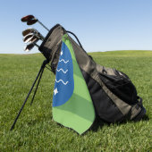 Golf Towel Golfhanddoek (Groen)