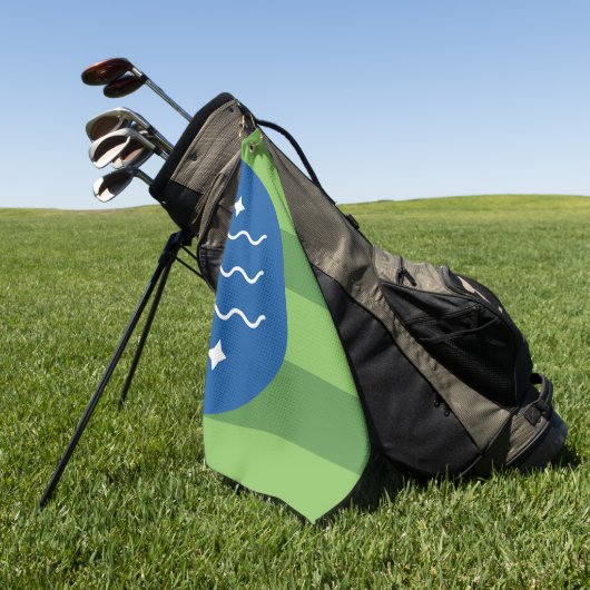 Golf Towel Golfhanddoek (Groen)