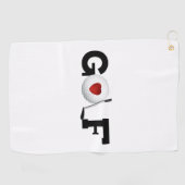 Golf Towel Golfhanddoek (Horizontaal)