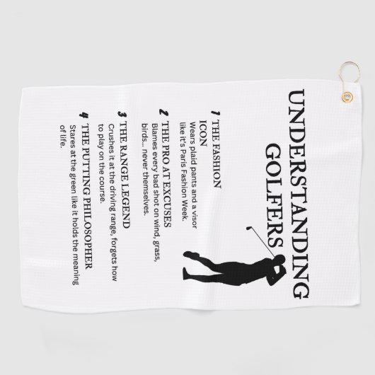 Golf Towel Golfhanddoek (Horizontaal)