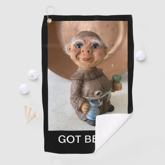 GOLF TOWEL - GOT BEER? GOLFHANDDOEK (Insitu)