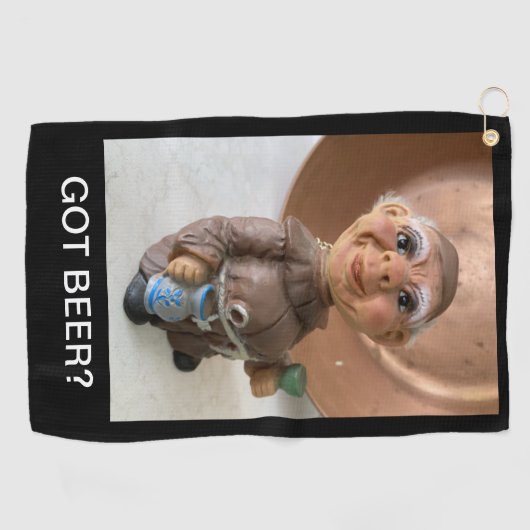 GOLF TOWEL - GOT BEER? GOLFHANDDOEK (Horizontaal)