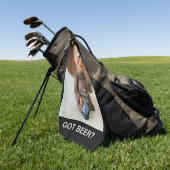 GOLF TOWEL - GOT BEER? GOLFHANDDOEK (Groen)