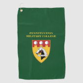 GOLF TOWEL (groen) met PMC SEAL logo Golfhanddoek (Voorkant)