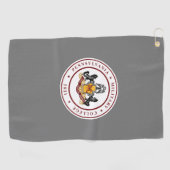 + GOLF-TOWEL met PMC-zegel Golfhanddoek (Horizontaal)