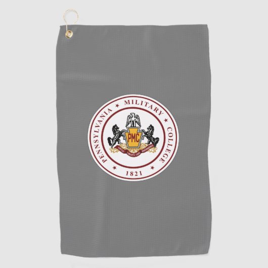 + GOLF-TOWEL met PMC-zegel Golfhanddoek (Voorkant)