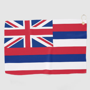 Golf Towel met vlag van Hawaii, Verenigde Staten Golfhanddoek