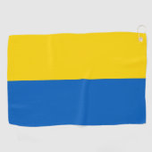Golf Towel met vlag van Oekraïne Golfhanddoek (Horizontaal)