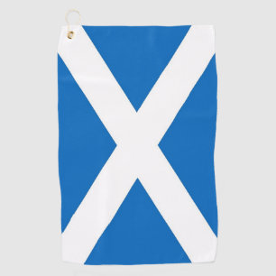 Golf Towel met vlag van Schotland, Verenigd Konink Golfhanddoek