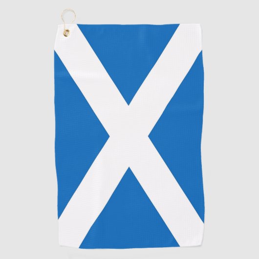 Golf Towel met vlag van Schotland, Verenigd Konink Golfhanddoek (Voorkant)