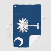 Golf Towel met vlag van South Carolina, VS Golfhanddoek (Insitu)