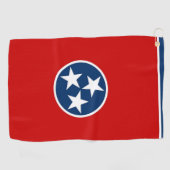 Golf Towel met vlag van Tennessee, Verenigde State Golfhanddoek (Horizontaal)