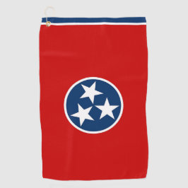 Golf Towel met vlag van Tennessee, Verenigde State Golfhanddoek