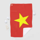 Golf Towel met vlag van Vietnam Golfhanddoek (Insitu)