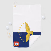 Golf Towel op de Azoren Golfhanddoek (Insitu)
