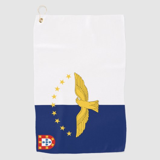 Golf Towel op de Azoren Golfhanddoek (Voorkant)