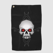 Golf Towel Skull Golfhanddoek (Voorkant)