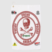 Golf Towel Skull Golfhanddoek (Voorkant)