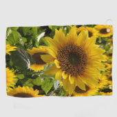 Golf Towel Sunflower Golfhanddoek (Horizontaal)