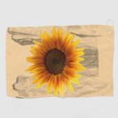 Golf Towel Sunflower Golfhanddoek (Horizontaal)