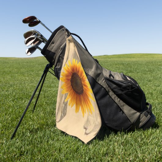 Golf Towel Sunflower Golfhanddoek (Groen)