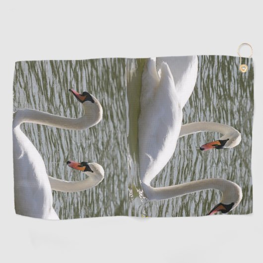 Golf Towel Swan Golfhanddoek (Horizontaal)