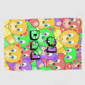 Golf Towel Teddy Bear Golf Towel #1 Pap Golfhanddoek (Horizontaal)