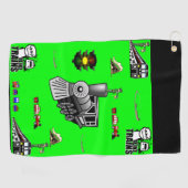Golf Towel Train Golfhanddoek (Horizontaal)