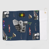 Golf Towel Train Golfhanddoek (Horizontaal)