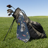 Golf Towel Train Golfhanddoek (Groen)