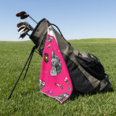 Golf Towel Train Golfhanddoek (Groen)