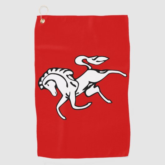 Golf Towel with flag of Kent County, England Golfhanddoek (Voorkant)