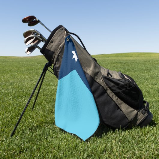 Golf Towel with flag of Minnesota, USA Golfhanddoek (Groen)