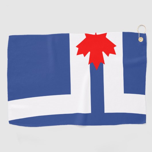 Golf Towel with flag of Toronto, Canada Golfhanddoek (Horizontaal)