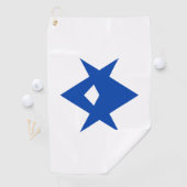 Golf Towel with flag of Toyota City, Japan Golfhanddoek (Insitu)