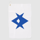 Golf Towel with flag of Toyota City, Japan Golfhanddoek (Voorkant)
