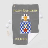 Golf Towel with Military Crest Golfhanddoek (Insitu)