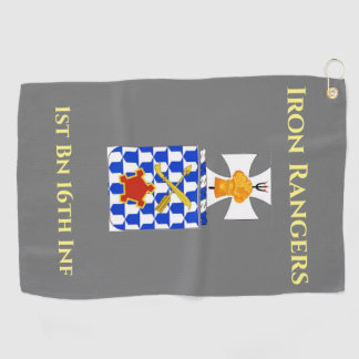 Golf Towel with Military Crest Golfhanddoek
