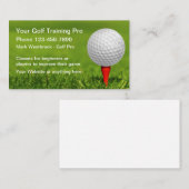 Golf Trainings Visitekaartjes Thema (Voorkant / Achterkant)