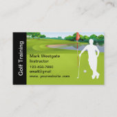 Golf Trainingsinstructeur Visitekaartje (Voorkant)