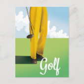  Golf Travel poster Briefkaart (Voorkant)
