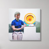 Golf Trophy - Afdrukken van platte Canvas (Voorkant)