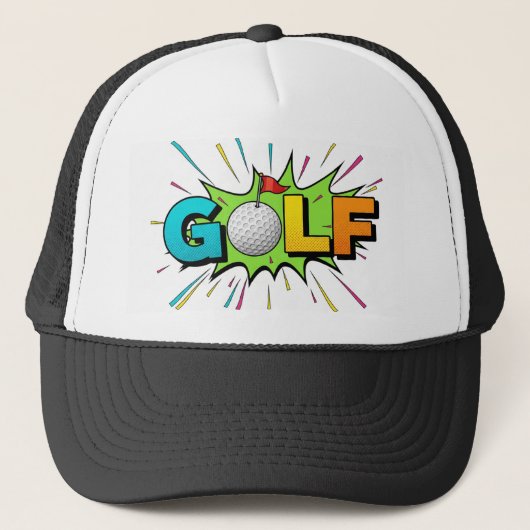 Golf Trucker Hat Pet (Voorkant)