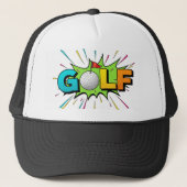 Golf Trucker Hat Trucker Pet (Voorkant)