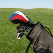 Golf Tsjechië & vlag/CZ Golf Clubs Hoesjes Golfheadcover (Insitu)