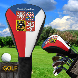 Golf Tsjechië & vlag/Tsjechisch Golf Clubs Golfheadcover