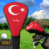 Golf Turkey & Turkey Flag/Golf Clubs Hoesjes Golfheadcover