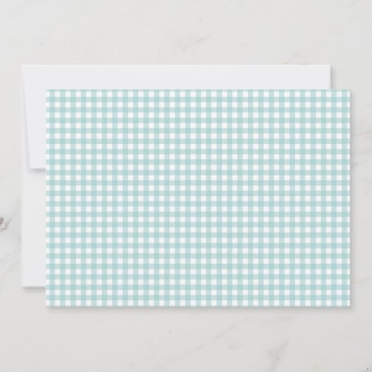 Golf Turning Fore 4e verjaardag foto uitnodiging (Achterkant)