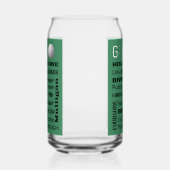 GOLF Typografie Blikvorm Glas (Links)